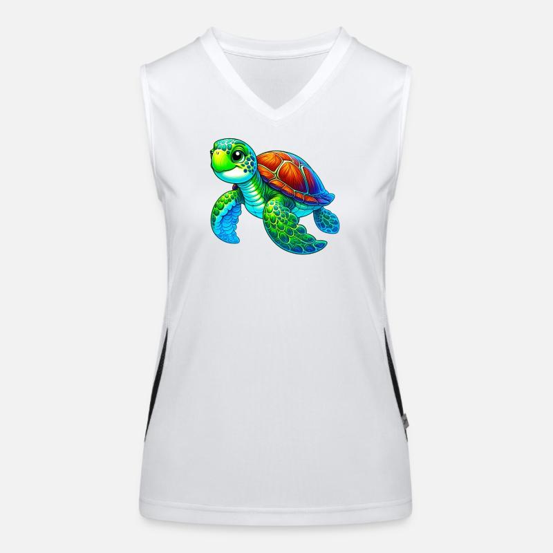 Turtle Women's Functional Contrast Tank Top