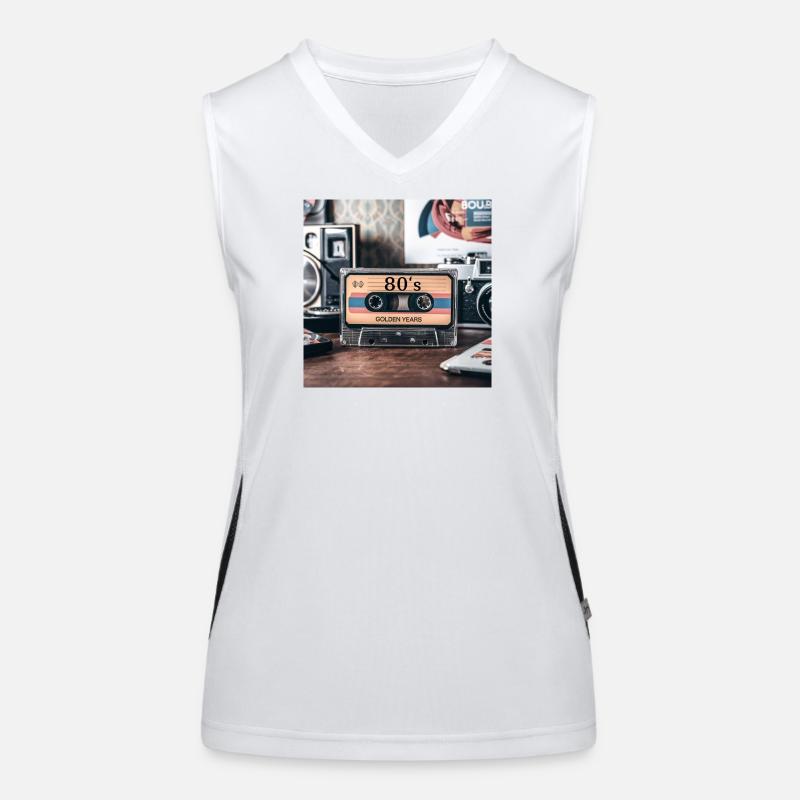 80s Women's Functional Contrast Tank Top