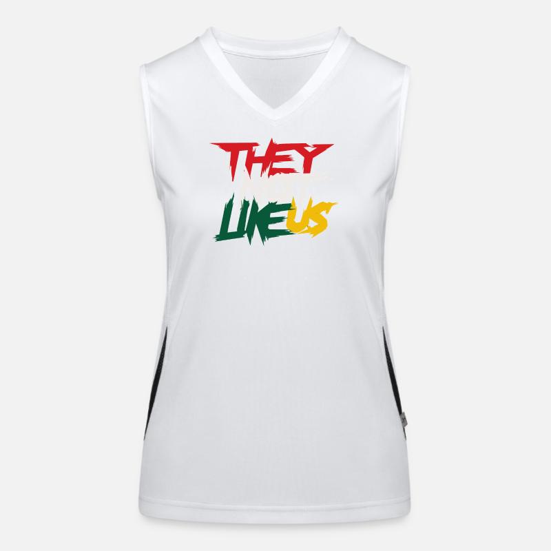 Déclaration d’identité audacieuse Débardeur respirant contrasté Femme