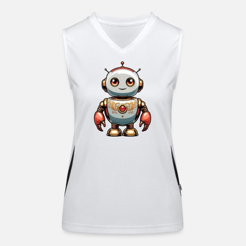 Robot Women's Functional Contrast Tank Top