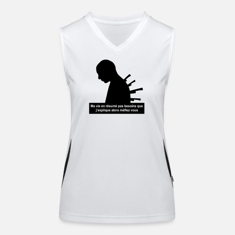 My life in a nutshell Women's Functional Contrast Tank Top