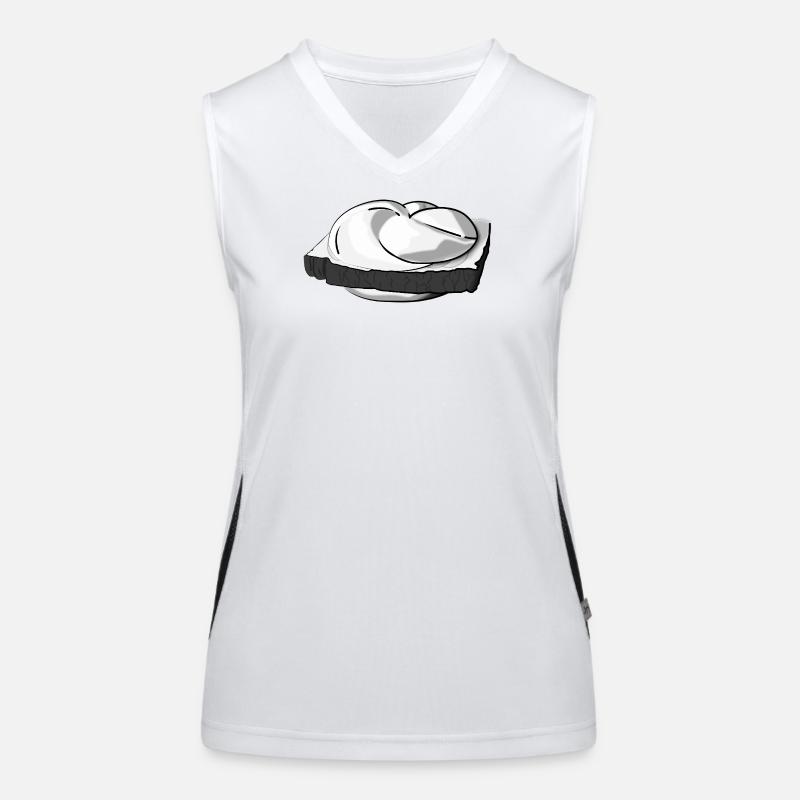Leberkässemmel with extra style. Women's Functional Contrast Tank Top