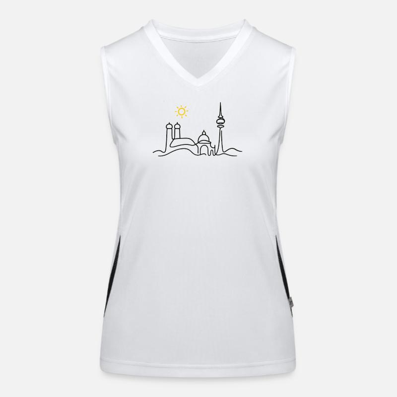 München Funktionelles Kontrast-Tank Top für Frauen