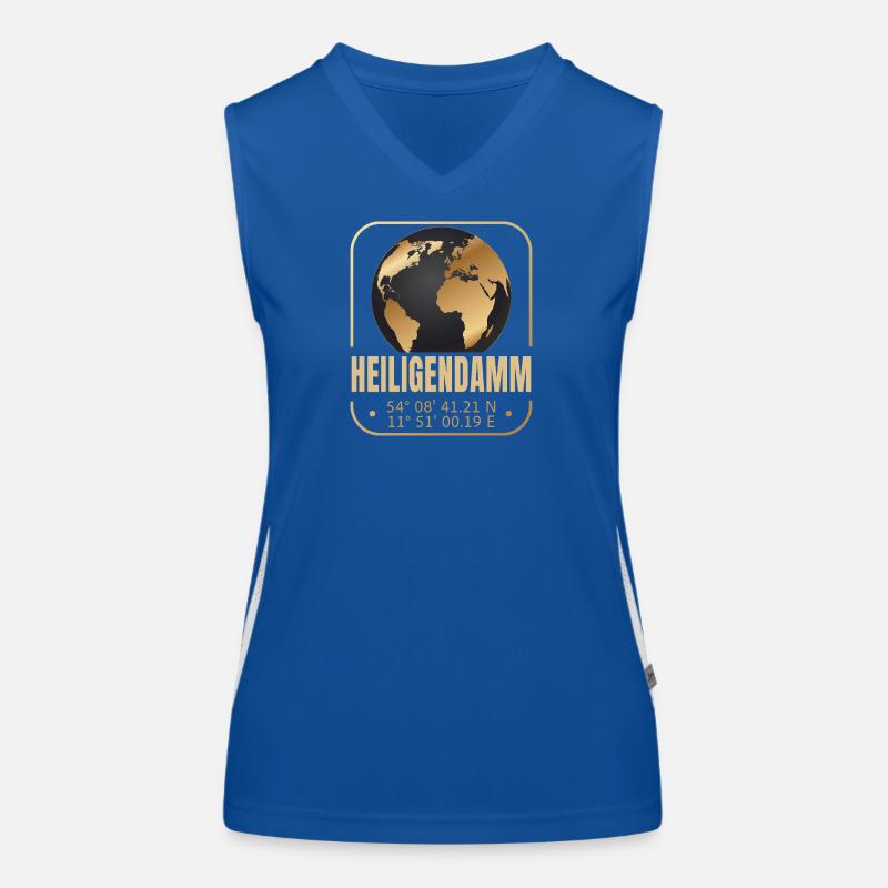Heiligendamm Funktionelles Kontrast-Tank Top für Frauen