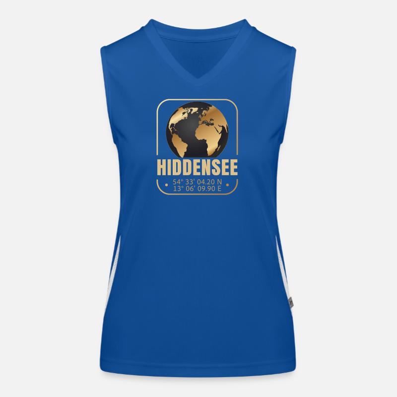 Hiddensee Funktionelles Kontrast-Tank Top für Frauen