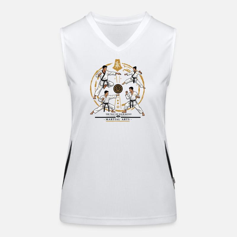 Kampfkunst Funktionelles Kontrast-Tank Top für Frauen