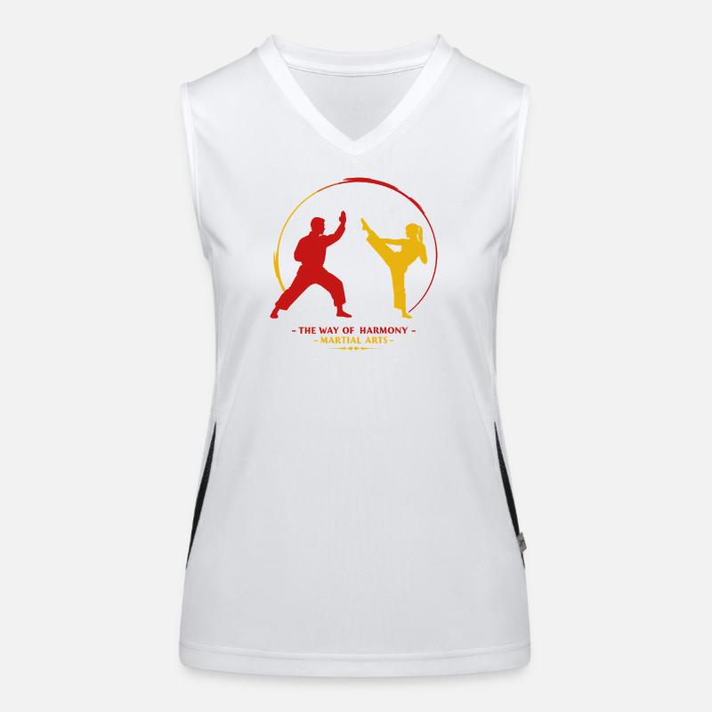 Martial art Women's Functional Contrast Tank Top