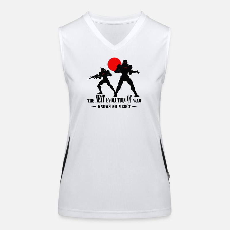 Ai Kampfroboter Funktionelles Kontrast-Tank Top für Frauen