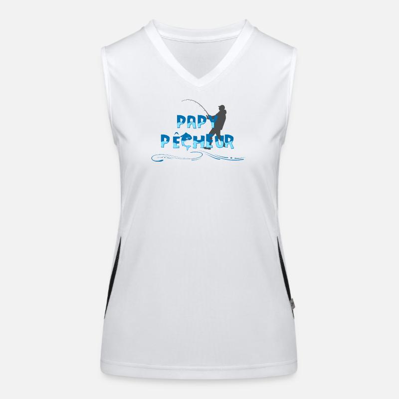 Fischer Opa Funktionelles Kontrast-Tank Top für Frauen