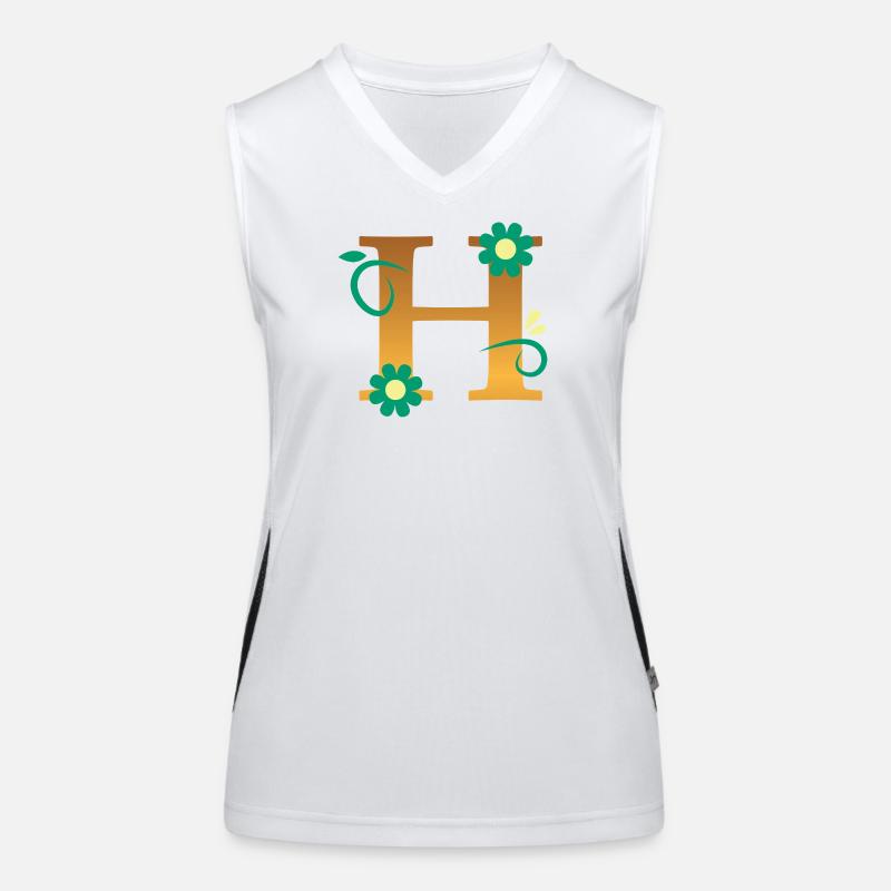 H Débardeur respirant contrasté Femme