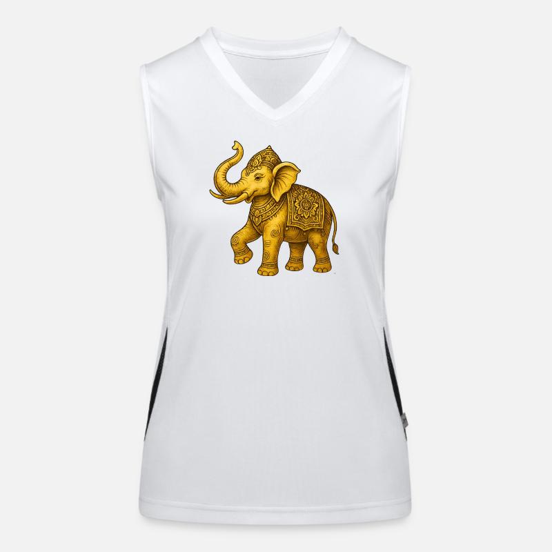 Eléphant d’Or Débardeur respirant contrasté Femme