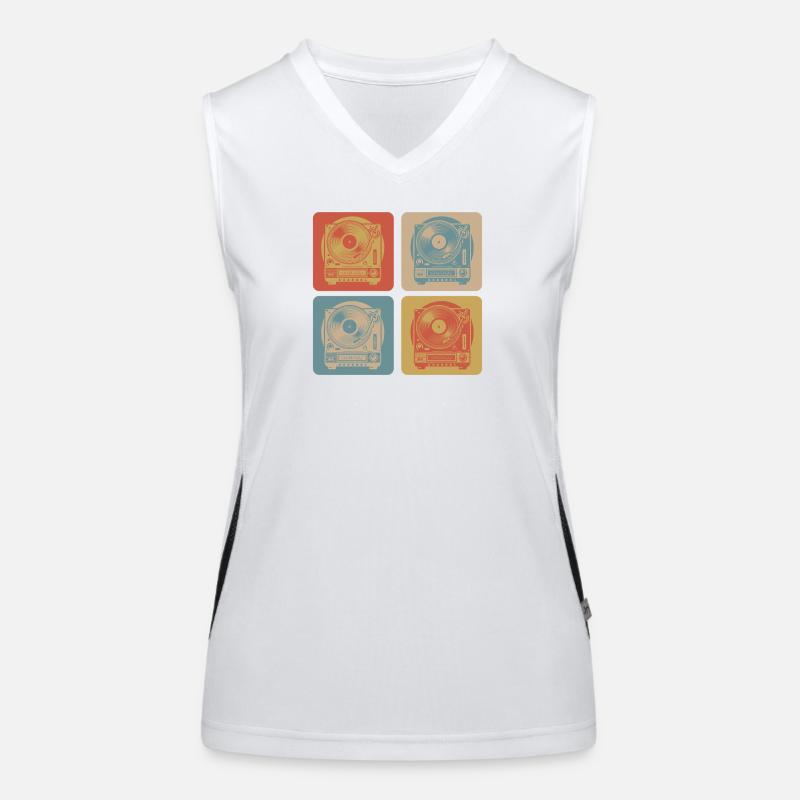 Turntable Vintage Women's Functional Contrast Tank Top