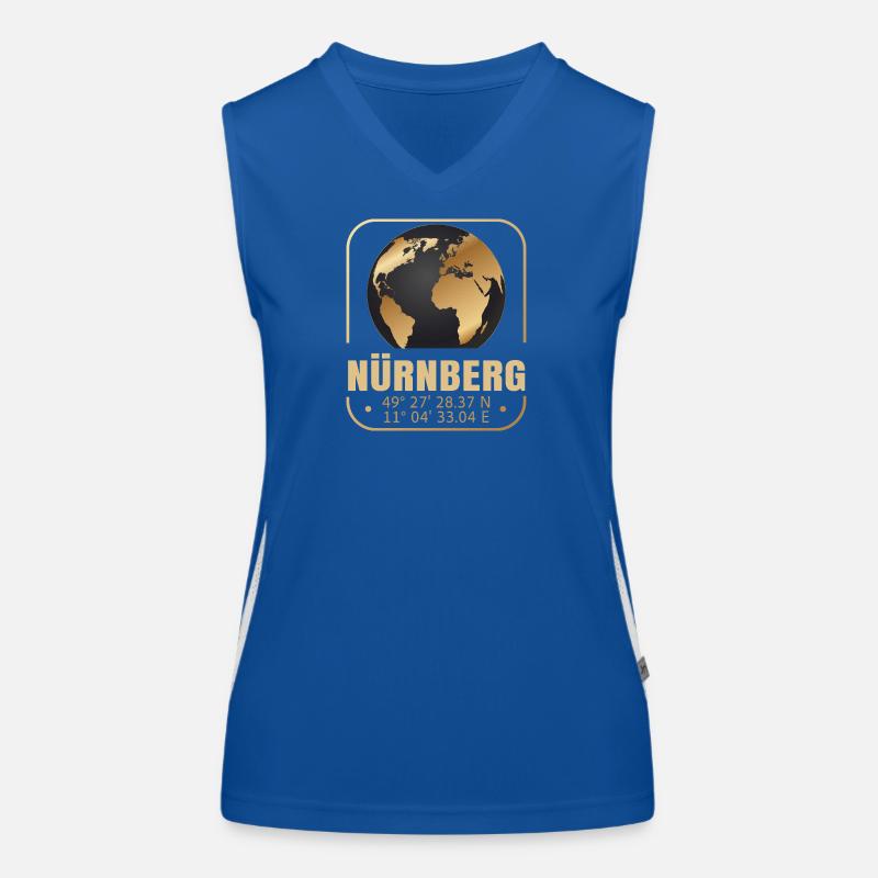 Nürnberg Funktionelles Kontrast-Tank Top für Frauen