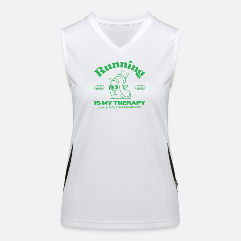Retro Running Love Women's Functional Contrast Tank Top