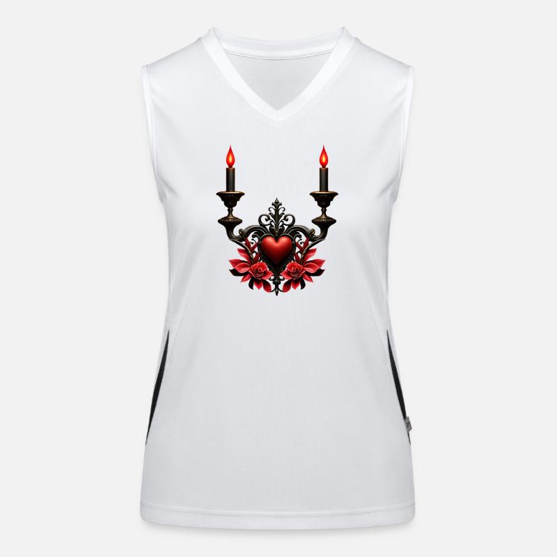 Gothic Romance: Hidden Passion. Women's Functional Contrast Tank Top
