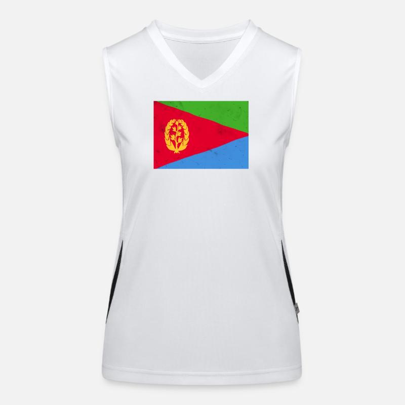 Drapeau érythréen – Identité africaine Débardeur respirant contrasté Femme