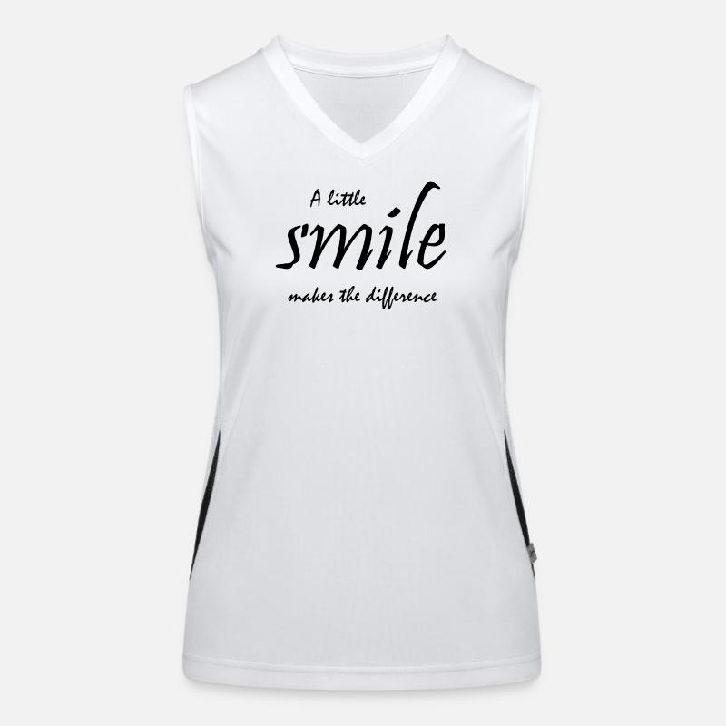 A little smile makes the difference Women's Functional Contrast Tank Top
