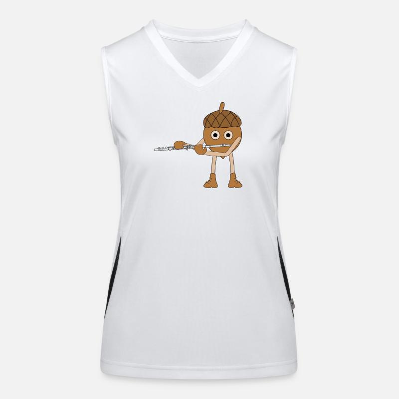 Flötensattel Funktionelles Kontrast-Tank Top für Frauen