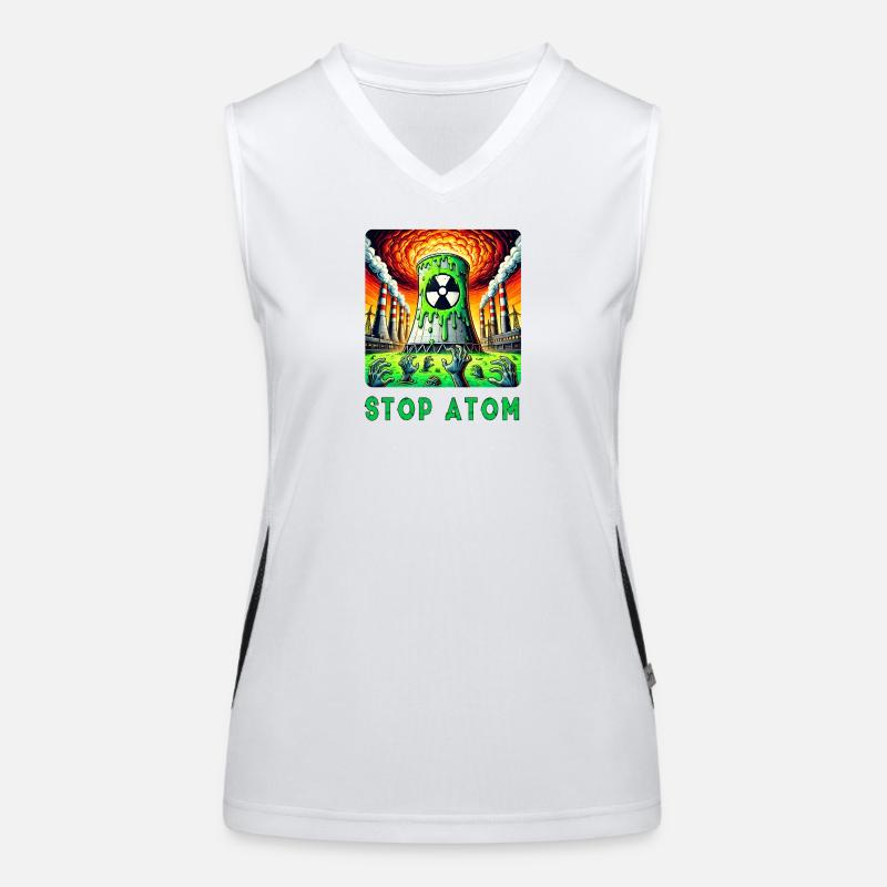 Stop Atom – Radioactif Débardeur respirant contrasté Femme
