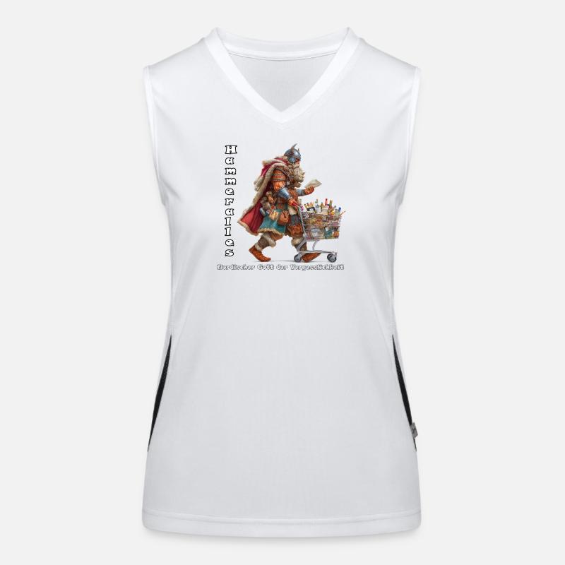 Norse Deity of Memory Weakness Women's Functional Contrast Tank Top