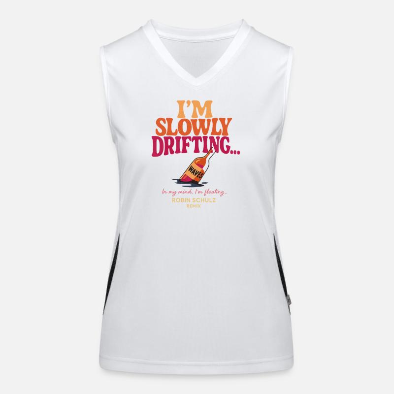 Waves - I'm Slowly Drifting Away Robin Schulz Funktionelles Kontrast-Tank Top für Frauen