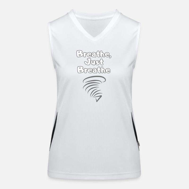 BREATH Self-Care – Self Love Statement Women's Functional Contrast Tank Top