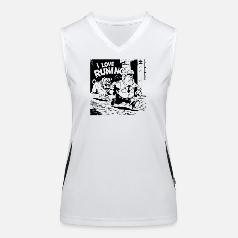 running Women's Functional Contrast Tank Top