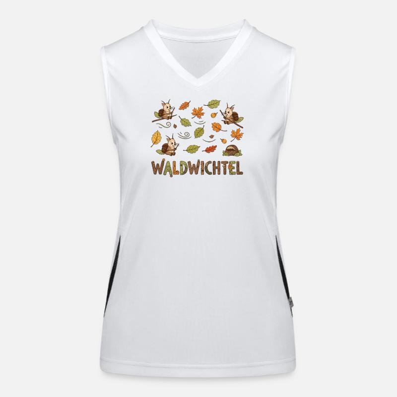 Waldwichtel Funktionelles Kontrast-Tank Top für Frauen
