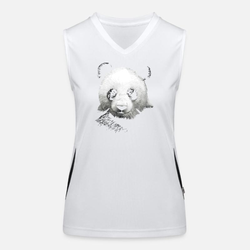 Panda Women's Functional Contrast Tank Top