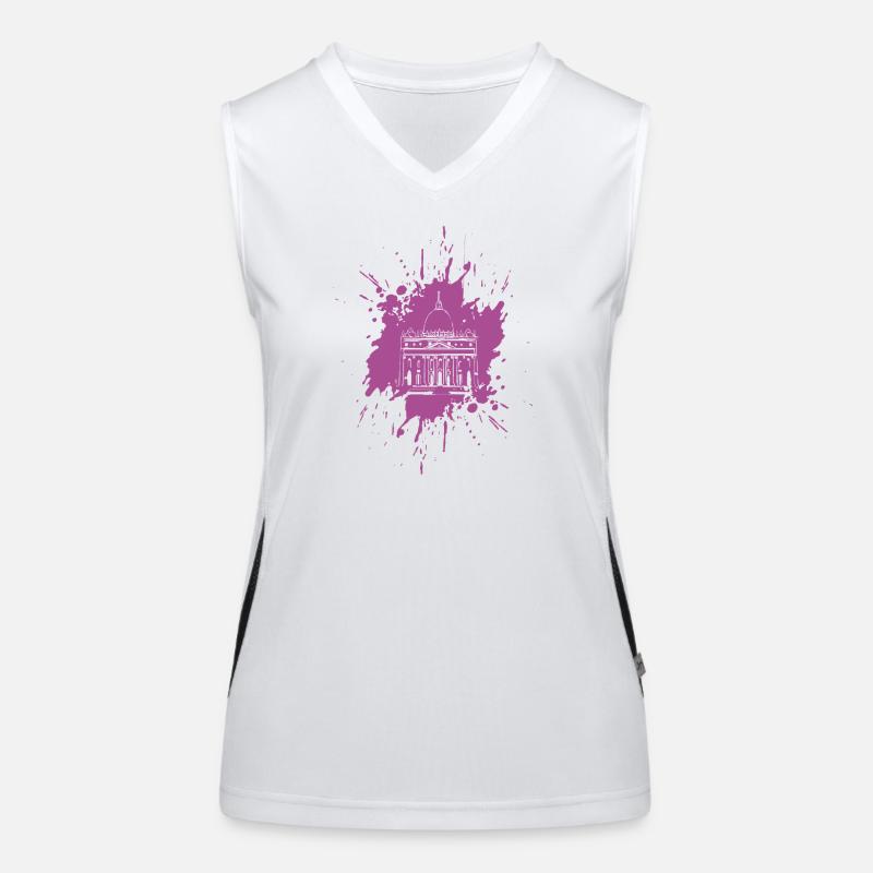 Basilique Saint-Pierre, Vatican, Rome Splash Débardeur respirant contrasté Femme