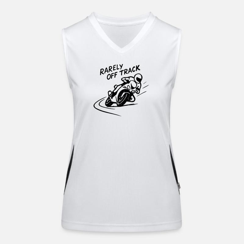 rarely off track Women's Functional Contrast Tank Top