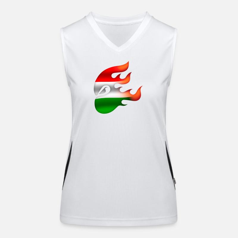 Drapeau de la Hongrie - Hongrie - Ninja Débardeur respirant contrasté Femme