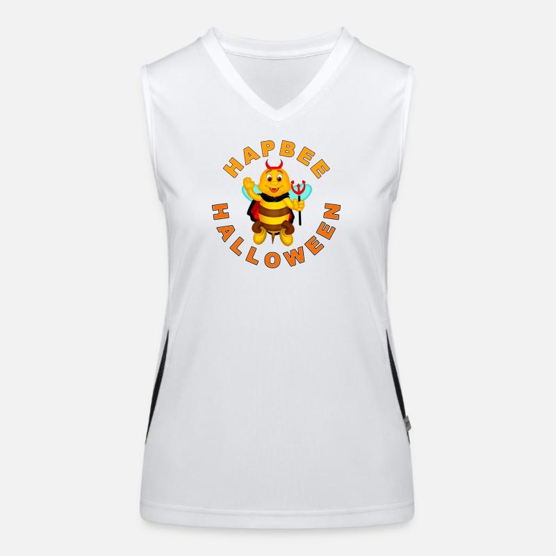 HAPBEE Halloween mit Text 2 Funktionelles Kontrast-Tank Top für Frauen
