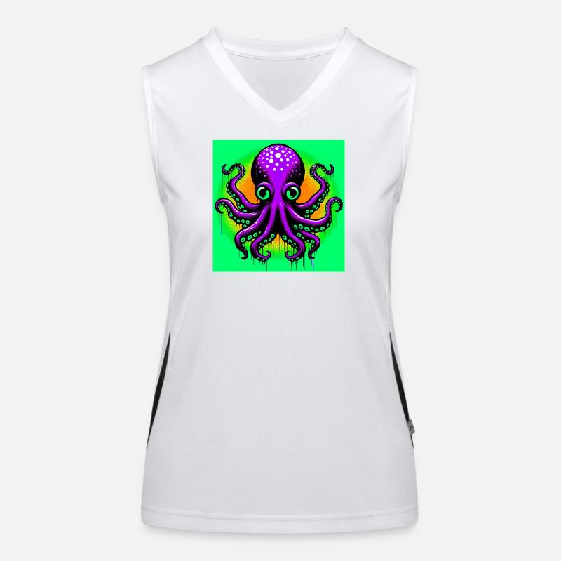 Octopus Women's Functional Contrast Tank Top