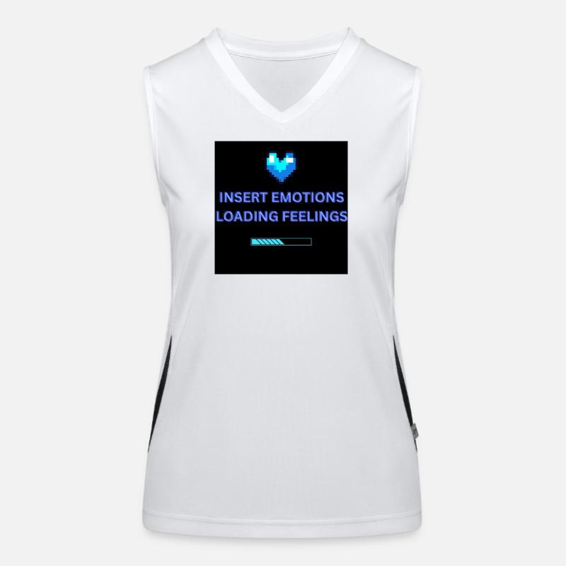 INSERT EMOTIONS LOADING FEELINGS Women's Functional Contrast Tank Top