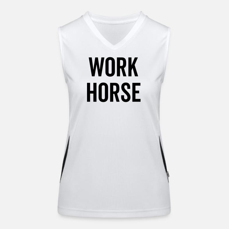 Arbeitstier Funktionelles Kontrast-Tank Top für Frauen