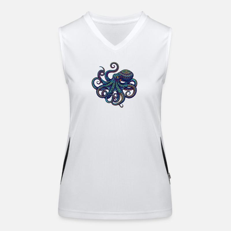 Octopus Women's Functional Contrast Tank Top