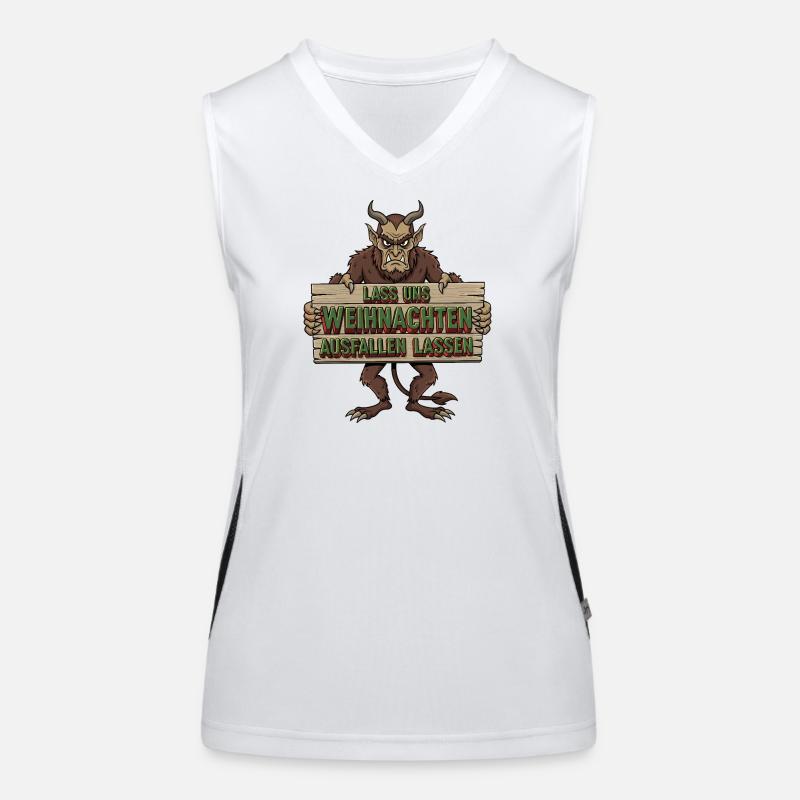 Let's skip Christmas Women's Functional Contrast Tank Top
