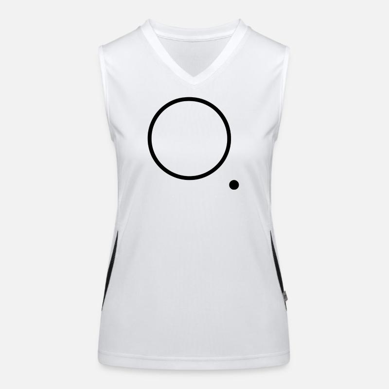 Reflexion – Der Punkt & die Welt Funktionelles Kontrast-Tank Top für Frauen