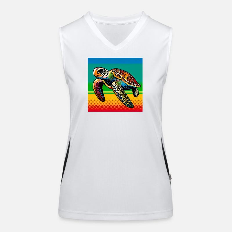 turtle Women's Functional Contrast Tank Top