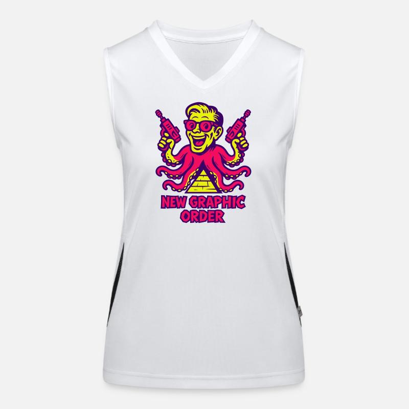 New Graphic Order Supermotiv Women's Functional Contrast Tank Top