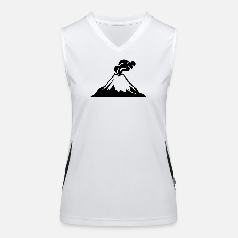 Vulkan Funktionelles Kontrast-Tank Top für Frauen