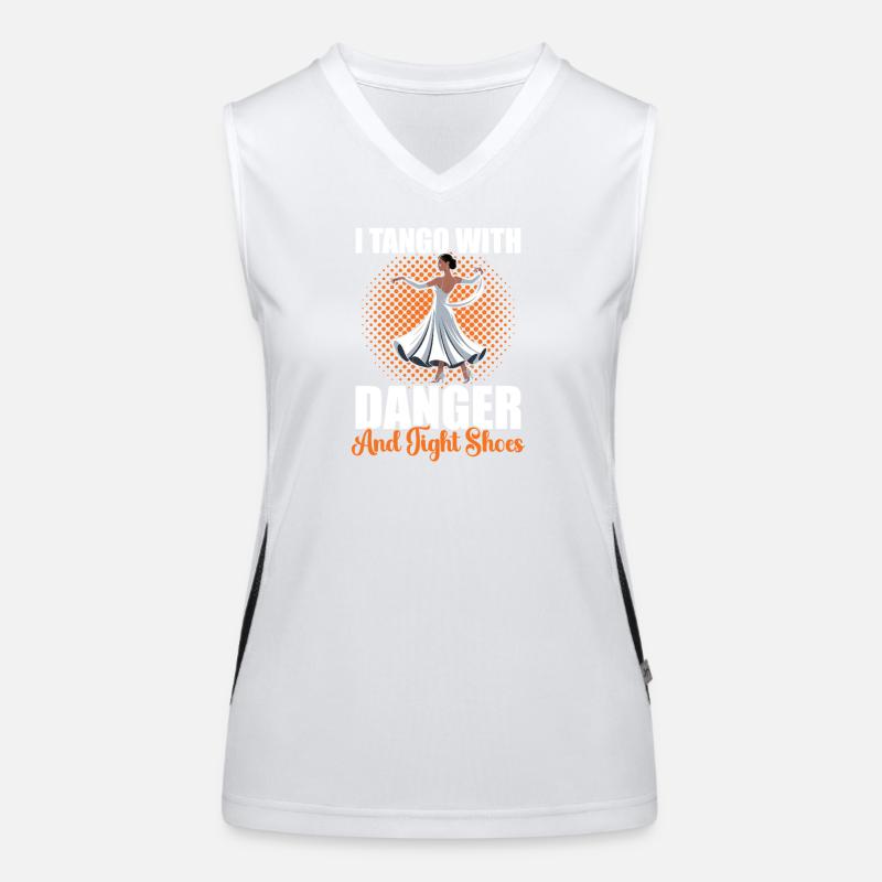 Chaussures de danse Tango École de danse de salon Débardeur respirant contrasté Femme