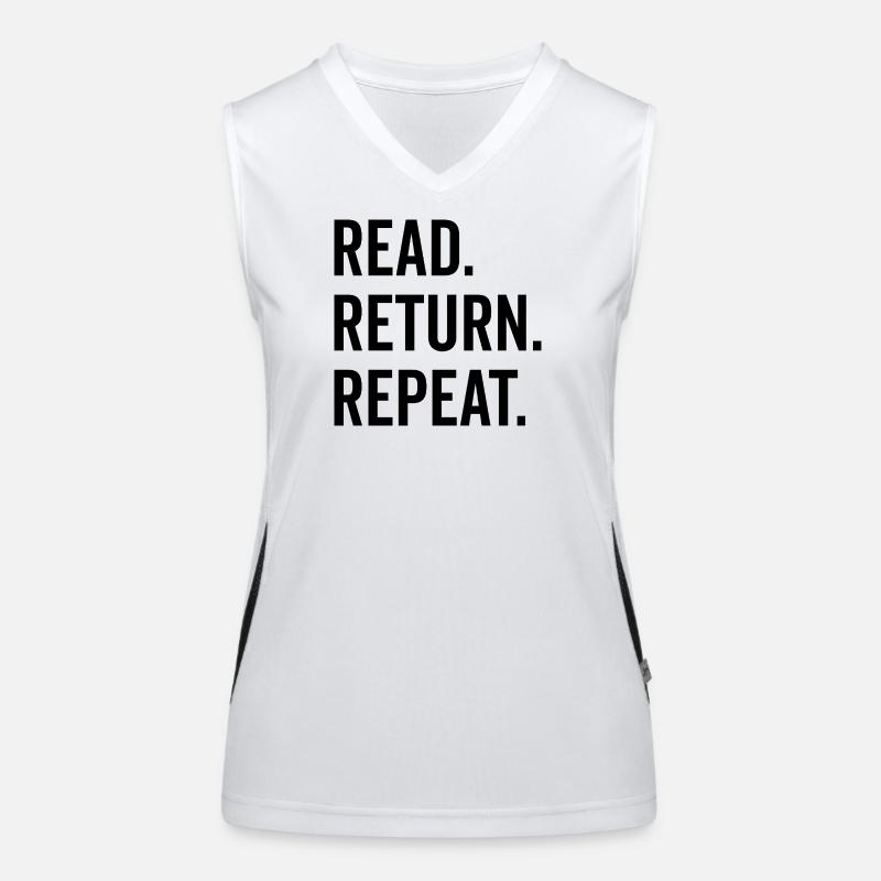 Read Return Repeat Women's Functional Contrast Tank Top