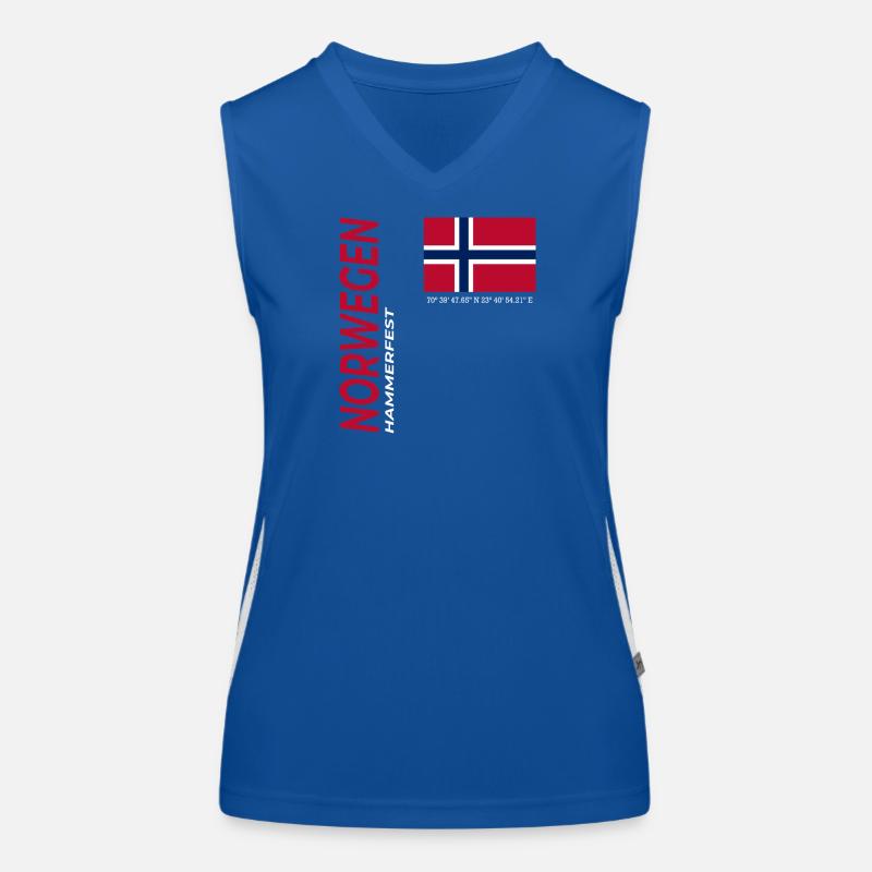Hammerfest Débardeur respirant contrasté Femme