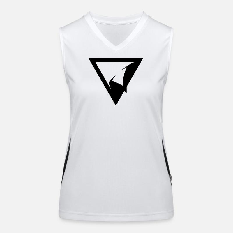 TRIANGLE PATCH Women's Functional Contrast Tank Top