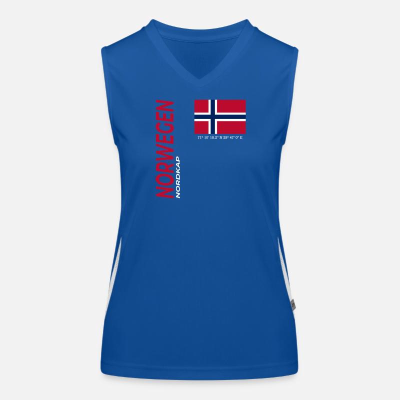 Cap Nord Débardeur respirant contrasté Femme