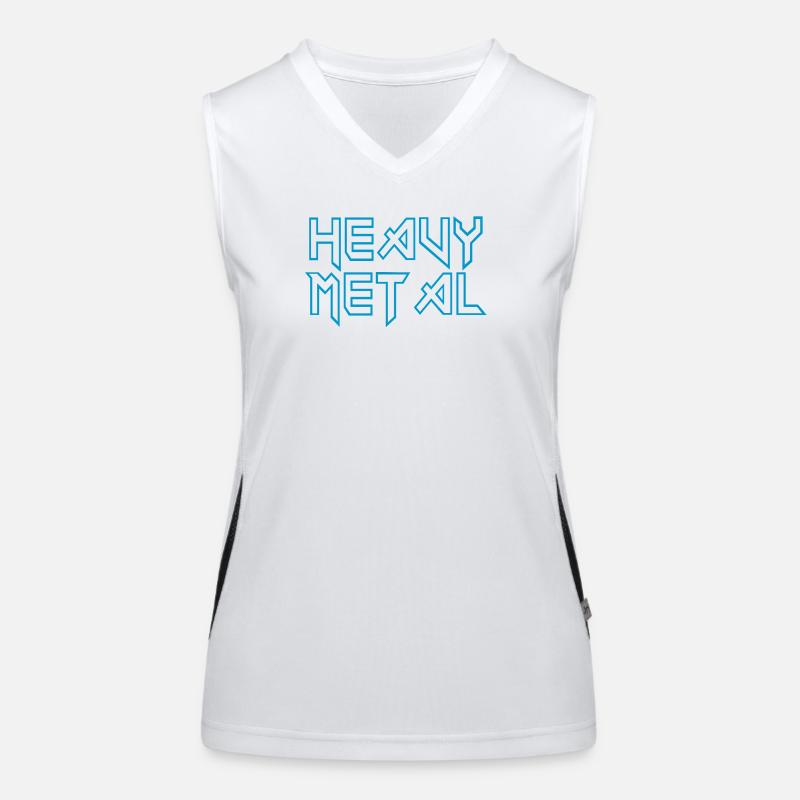 Schwermetall Funktionelles Kontrast-Tank Top für Frauen