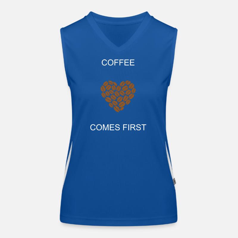 Coffee First Then Everything Daily Priority Design Women's Functional Contrast Tank Top