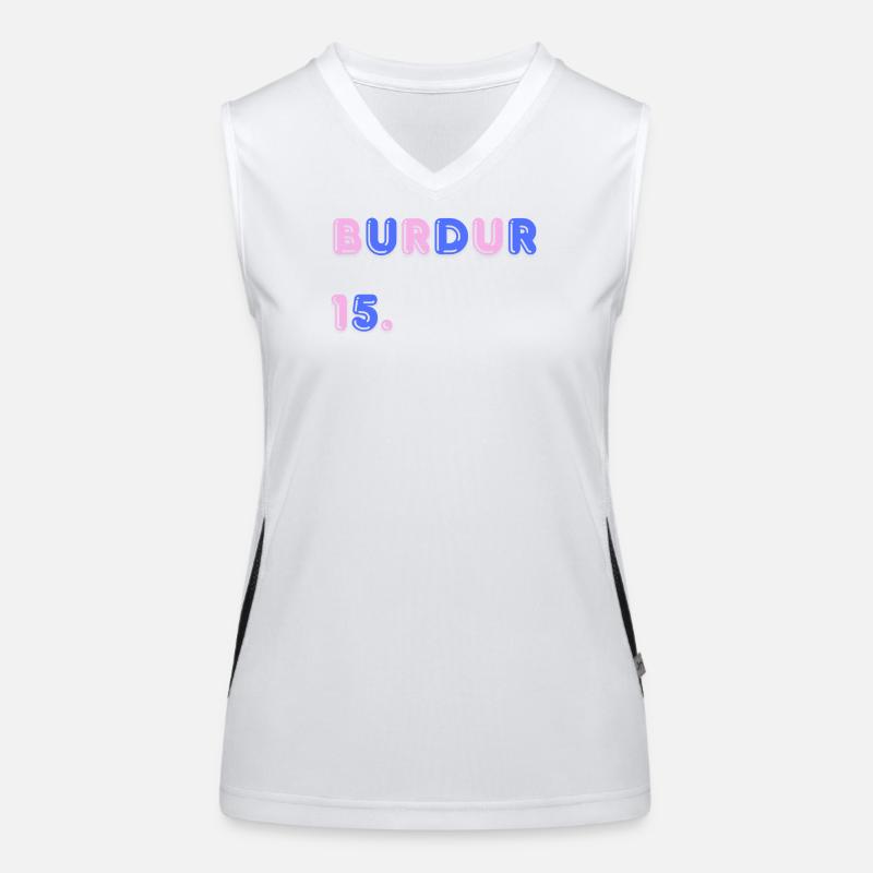 Burdur Débardeur respirant contrasté Femme